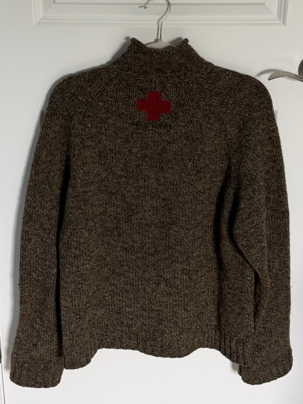 Abercrombie & Fitch vintage 90’s Y2K Cross Wool Sweater Medium 54983 - Picture 10 of 16